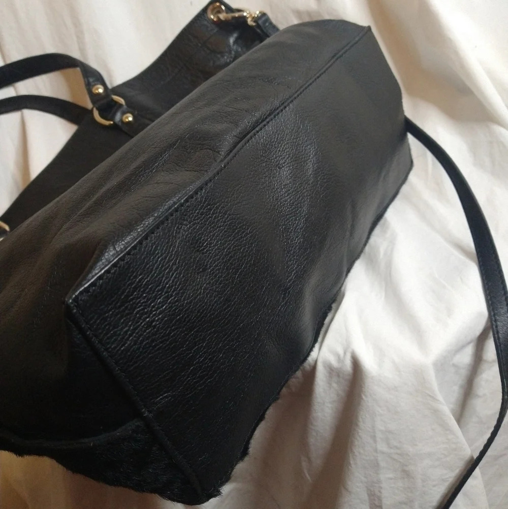 PULICATI Calve Hair/Leather Satchel NWOT 😍 - Picture 3 of 11